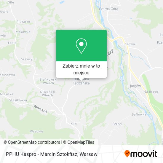 Mapa PPHU Kaspro - Marcin Sztokfisz