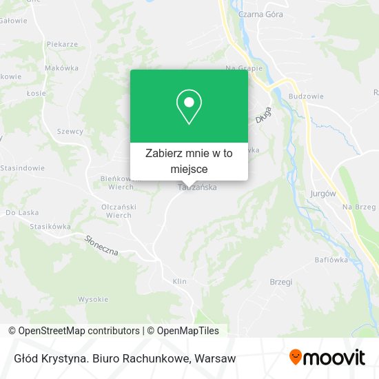 Mapa Głód Krystyna. Biuro Rachunkowe