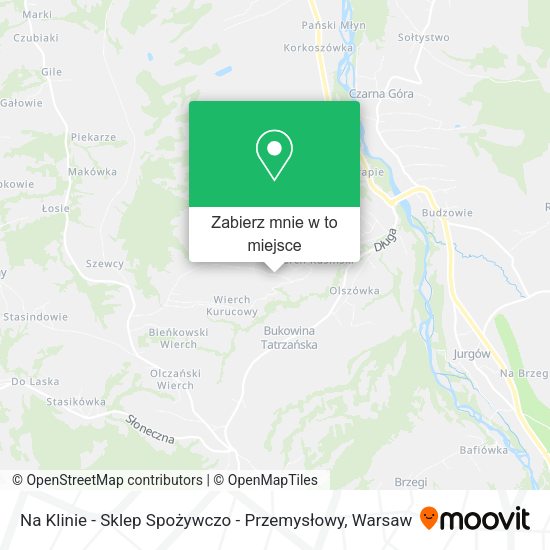 Mapa Na Klinie - Sklep Spożywczo - Przemysłowy