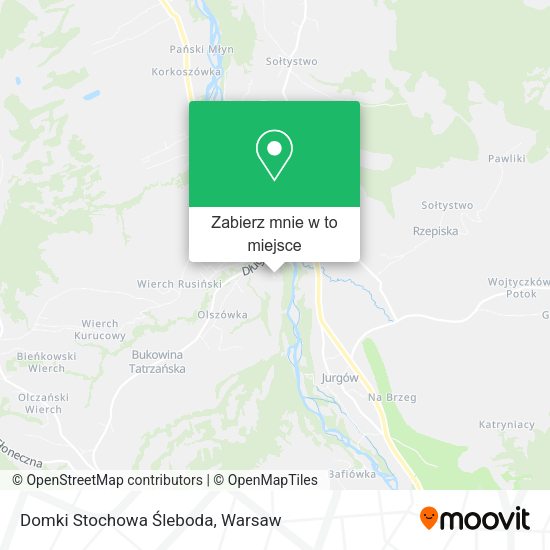 Mapa Domki Stochowa Śleboda