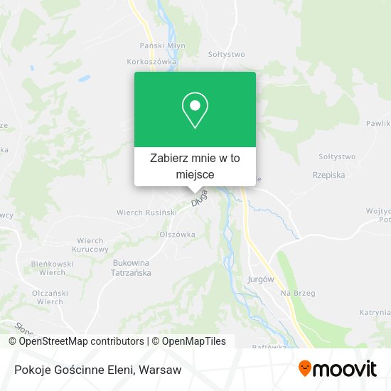 Mapa Pokoje Gościnne Eleni