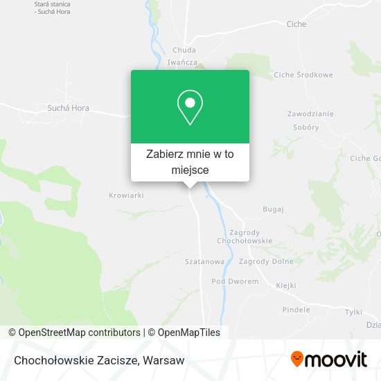 Mapa Chochołowskie Zacisze