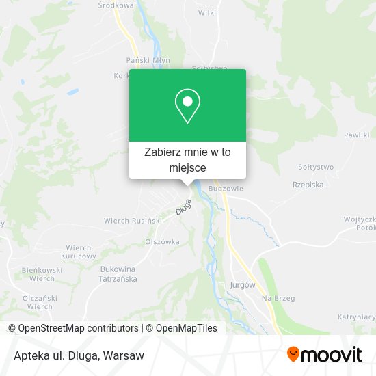 Mapa Apteka ul. Dluga