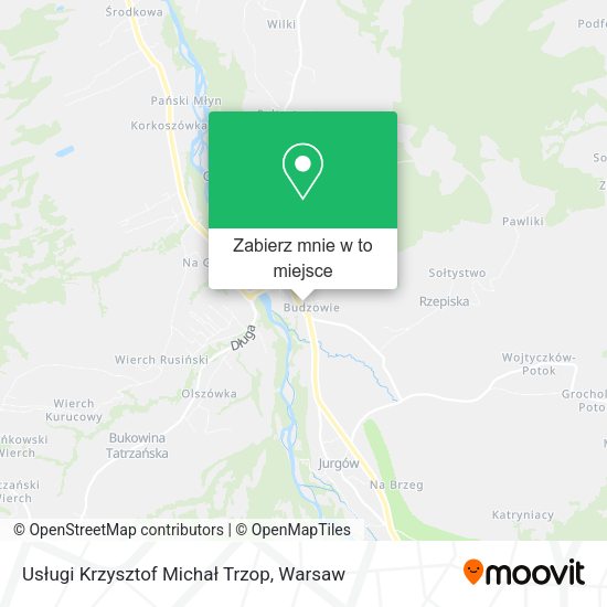 Mapa Usługi Krzysztof Michał Trzop