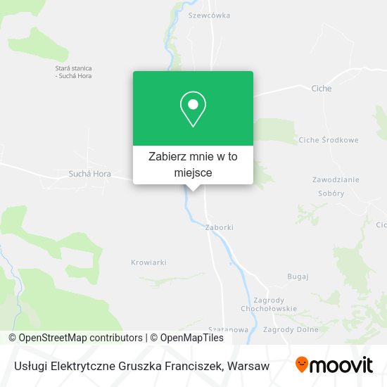 Mapa Usługi Elektrytczne Gruszka Franciszek