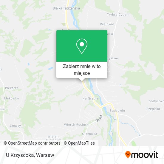 Mapa U Krzyscoka