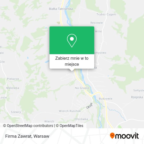 Mapa Firma Zawrat