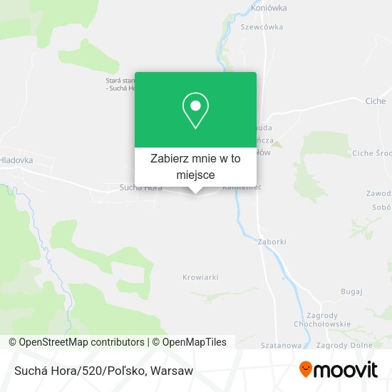 Mapa Suchá Hora/520/Poľsko