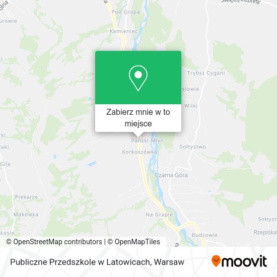 Mapa Publiczne Przedszkole w Latowicach