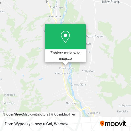 Mapa Dom Wypoczynkowy u Gal