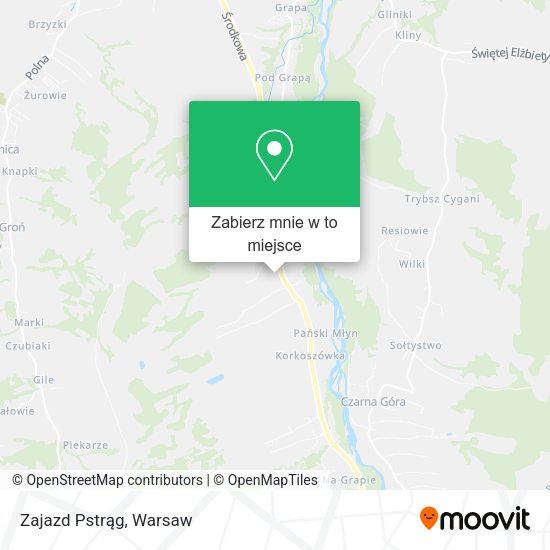 Mapa Zajazd Pstrąg