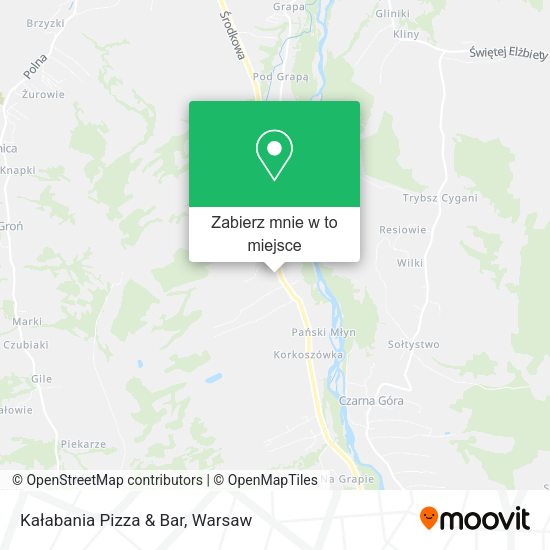 Mapa Kałabania Pizza & Bar