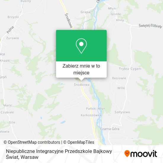 Mapa Niepubliczne Integracyjne Przedszkole Bajkowy Świat