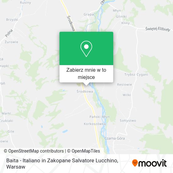 Mapa Baita - Italiano in Zakopane Salvatore Lucchino