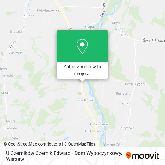 Mapa U Czerników Czernik Edward - Dom Wypoczynkowy