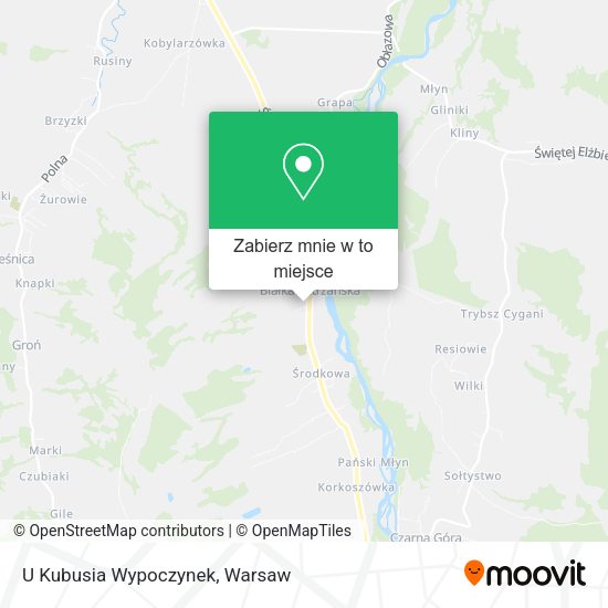 Mapa U Kubusia Wypoczynek