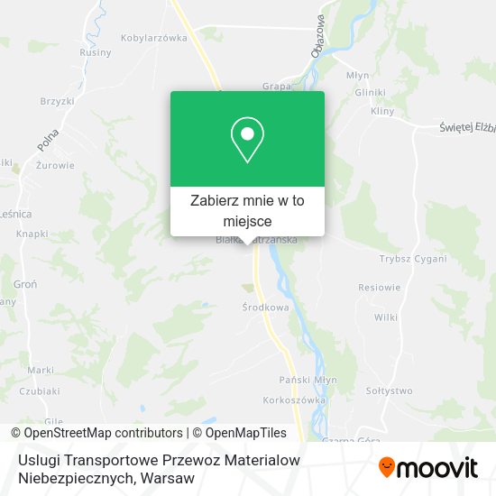 Mapa Uslugi Transportowe Przewoz Materialow Niebezpiecznych