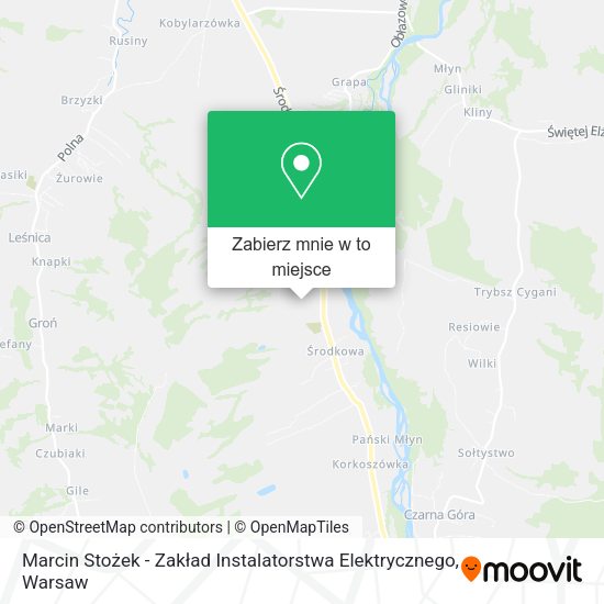 Mapa Marcin Stożek - Zakład Instalatorstwa Elektrycznego