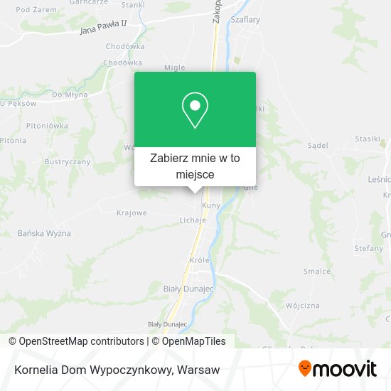 Mapa Kornelia Dom Wypoczynkowy