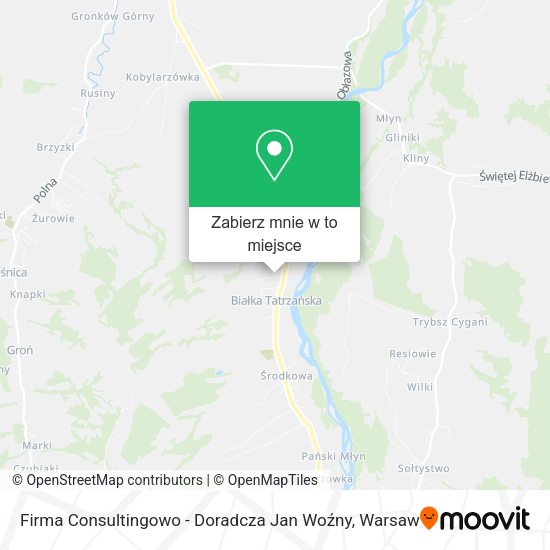 Mapa Firma Consultingowo - Doradcza Jan Woźny