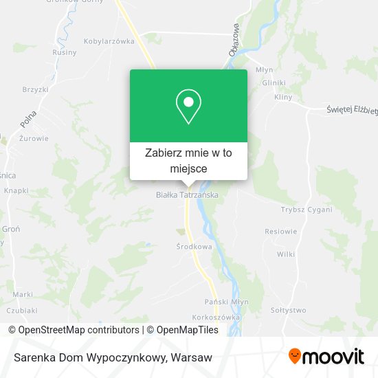 Mapa Sarenka Dom Wypoczynkowy