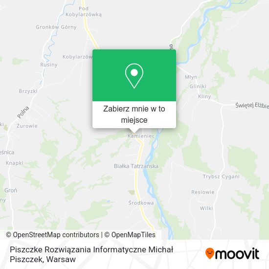 Mapa Piszczke Rozwiązania Informatyczne Michał Piszczek