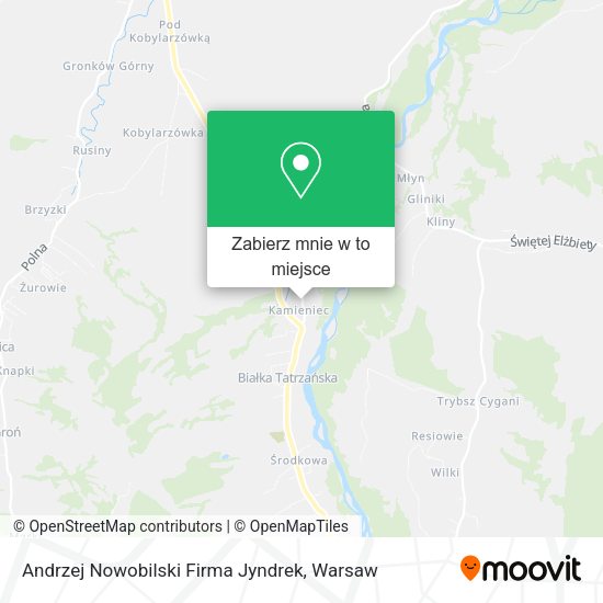 Mapa Andrzej Nowobilski Firma Jyndrek