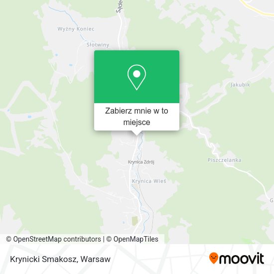 Mapa Krynicki Smakosz