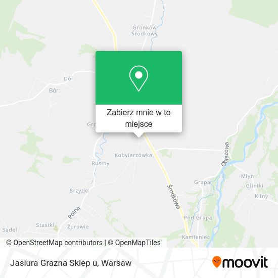 Mapa Jasiura Grazna Sklep u