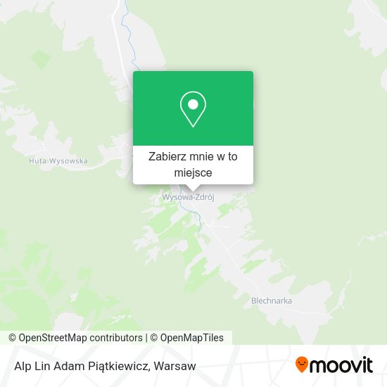 Mapa Alp Lin Adam Piątkiewicz