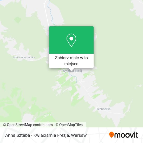 Mapa Anna Sztaba - Kwiaciarnia Frezja