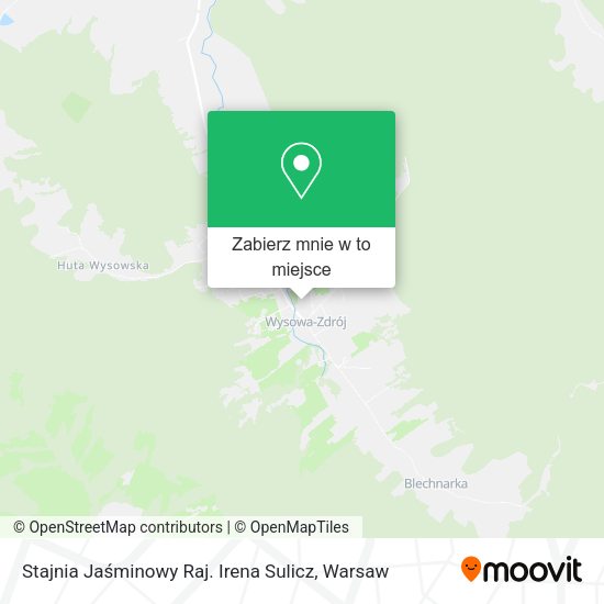 Mapa Stajnia Jaśminowy Raj. Irena Sulicz