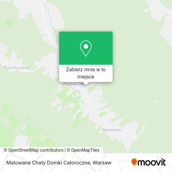 Mapa Malowane Chaty Domki Całoroczne