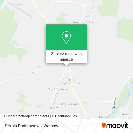 Mapa Szkola Podstawowa