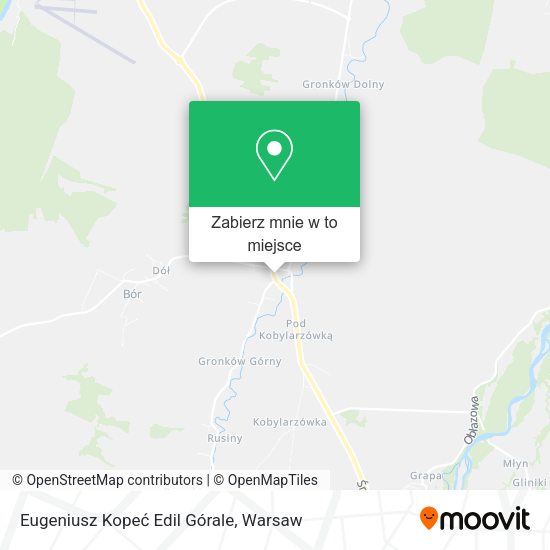 Mapa Eugeniusz Kopeć Edil Górale