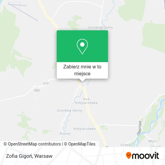 Mapa Zofia Gigoń