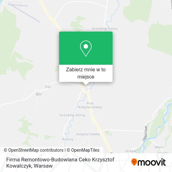 Mapa Firma Remontowo-Budowlana Ceko Krzysztof Kowalczyk