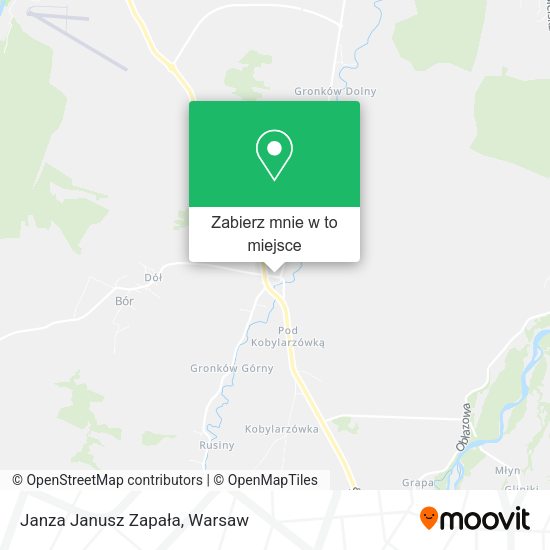 Mapa Janza Janusz Zapała