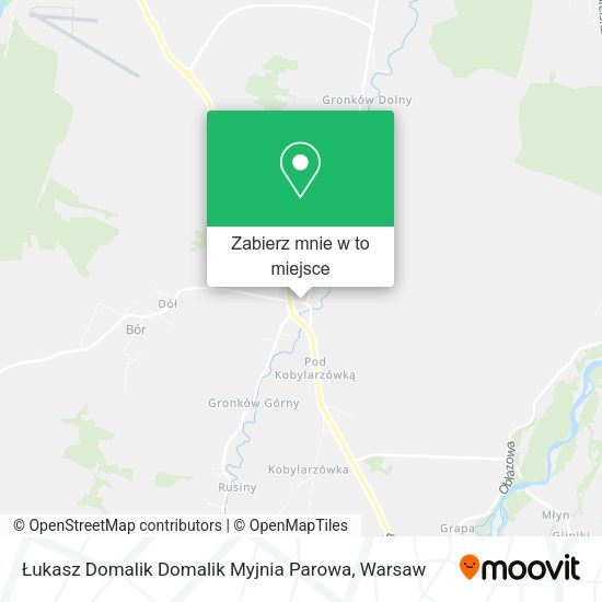 Mapa Łukasz Domalik Domalik Myjnia Parowa