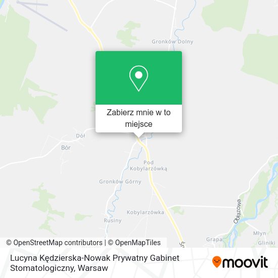 Mapa Lucyna Kędzierska-Nowak Prywatny Gabinet Stomatologiczny