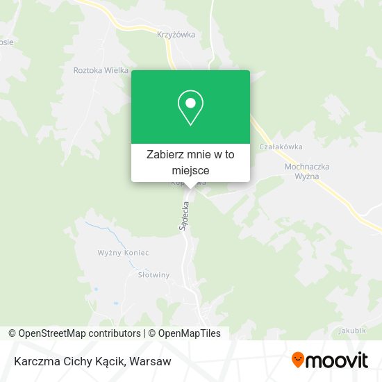 Mapa Karczma Cichy Kącik