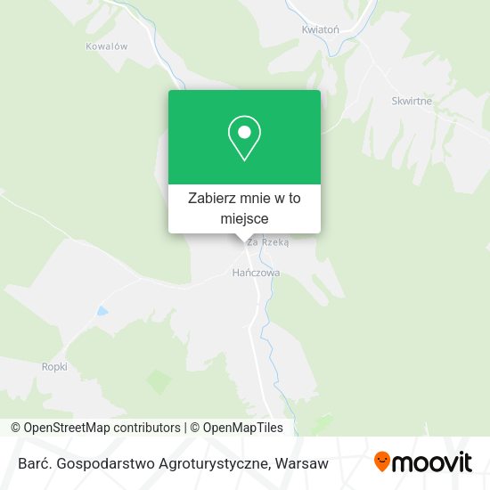 Mapa Barć. Gospodarstwo Agroturystyczne