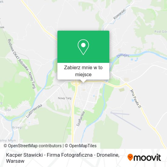 Mapa Kacper Stawicki - Firma Fotograficzna - Droneline