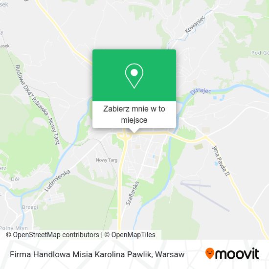 Mapa Firma Handlowa Misia Karolina Pawlik