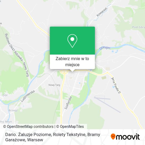 Mapa Dario. Żaluzje Poziome, Rolety Tekstylne, Bramy Garażowe