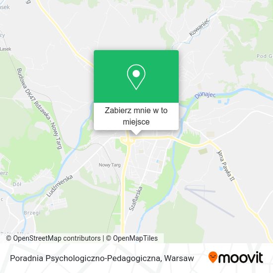 Mapa Poradnia Psychologiczno-Pedagogiczna