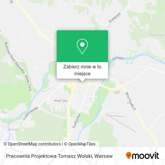 Mapa Pracownia Projektowa Tomasz Wolski