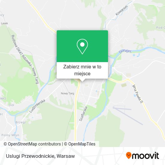 Mapa Uslugi Przewodnickie