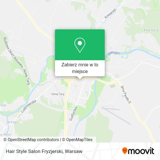 Mapa Hair Style Salon Fryzjerski