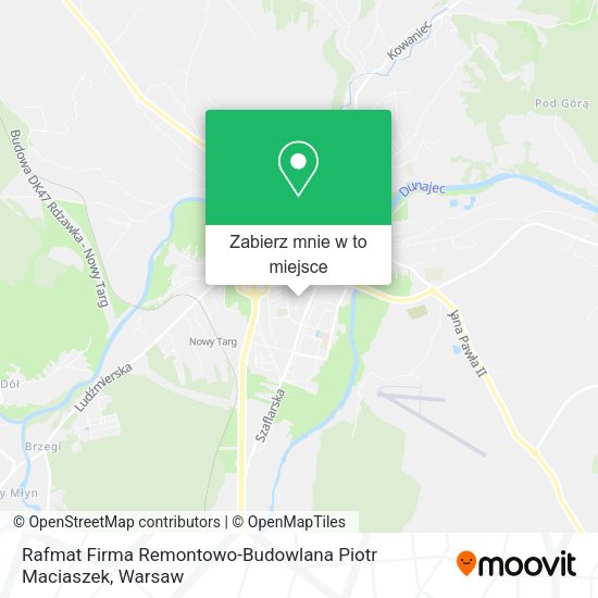 Mapa Rafmat Firma Remontowo-Budowlana Piotr Maciaszek